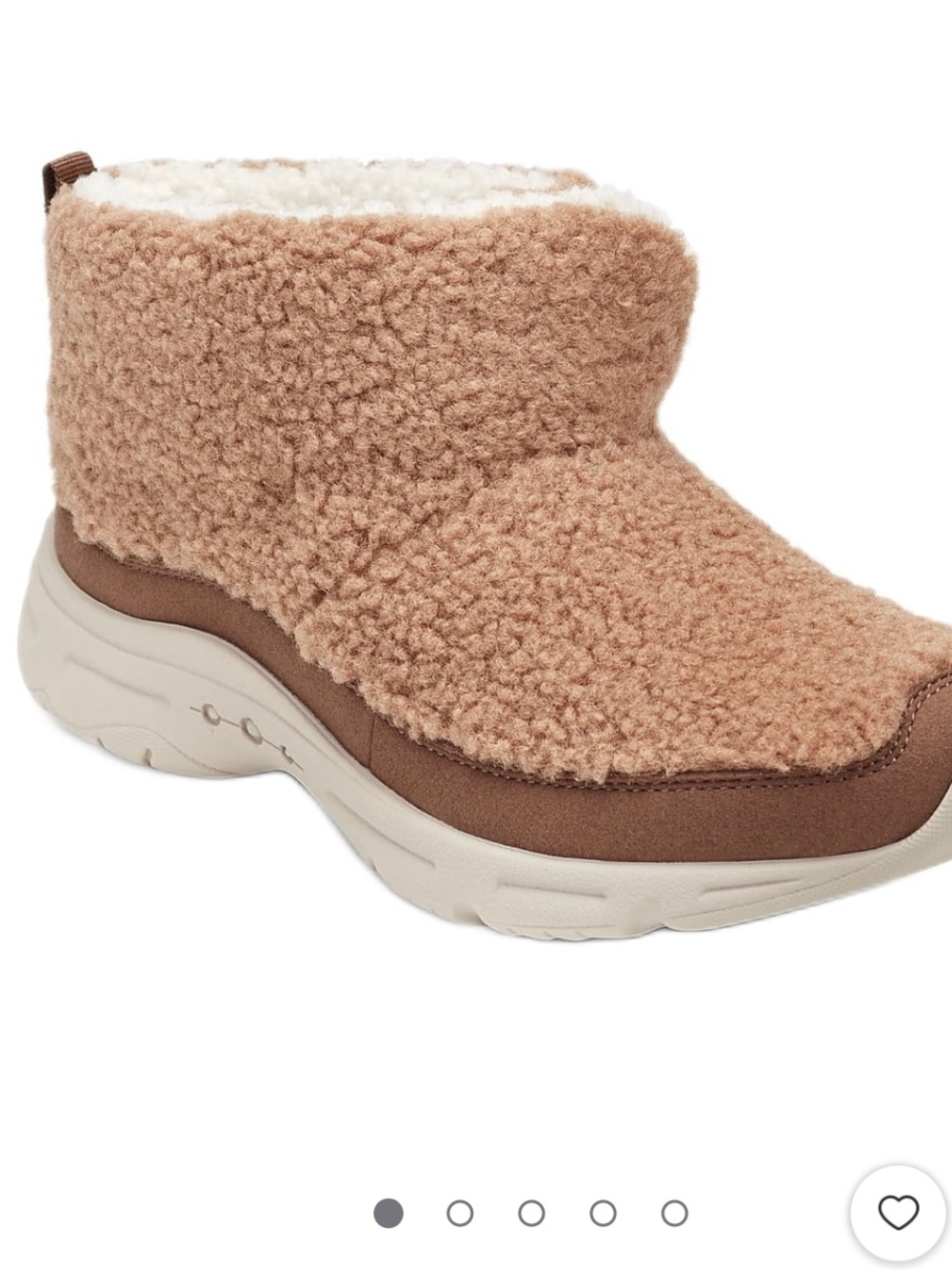 Women easy sprit Sherpa lined boots wide width